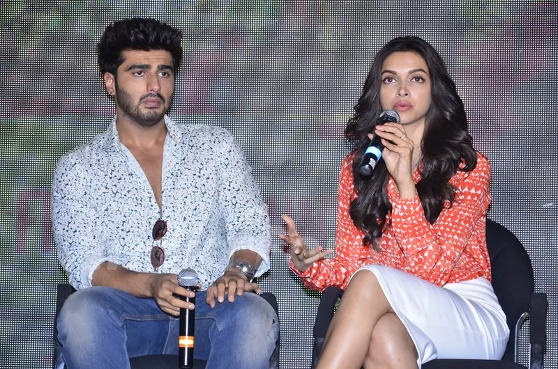 Deepika Padukone addresses the media at the Song Launch of Finding Fanny