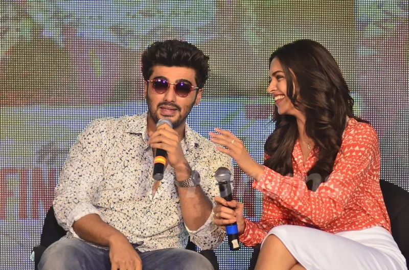 Arjun Kapoor addresses the media at the Song Launch of Finding Fanny
