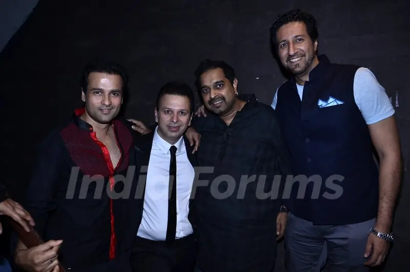 Rohit Roy, Roshan Abbas, Shankar Mahadevan and Sulaiman Merchant at Shaan's Live Concert