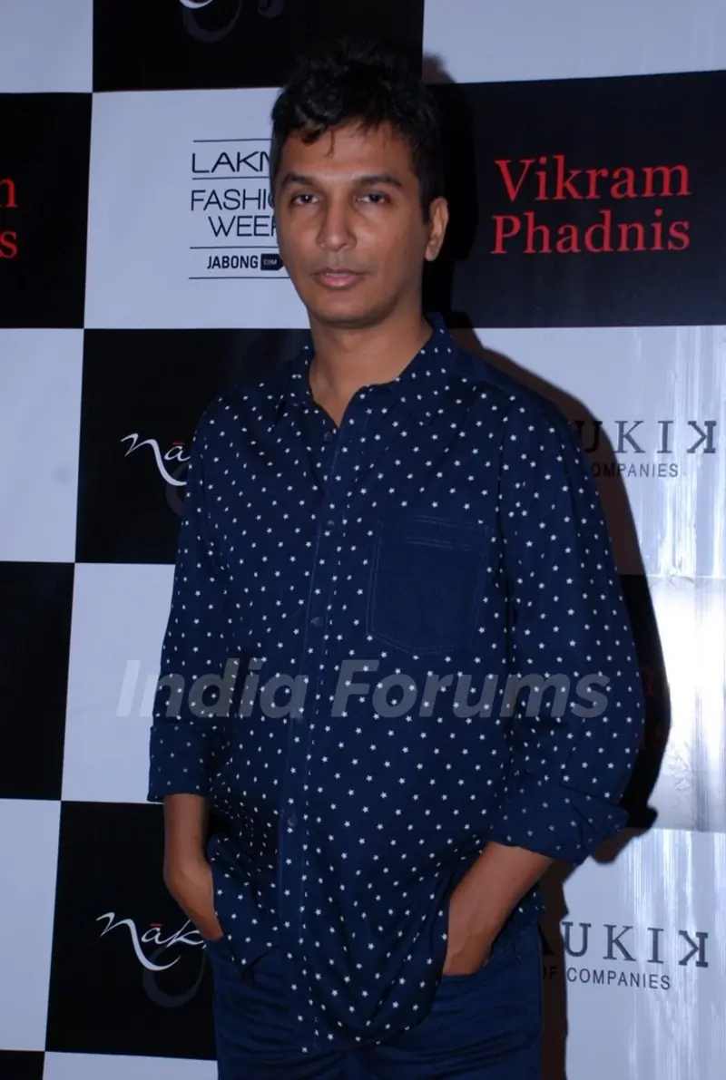 Vikram Phadnis poses for the media at his Bash