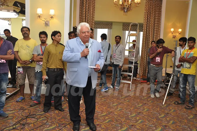 Farokh Engineer at the Mahurat of the Movie 'Veda'