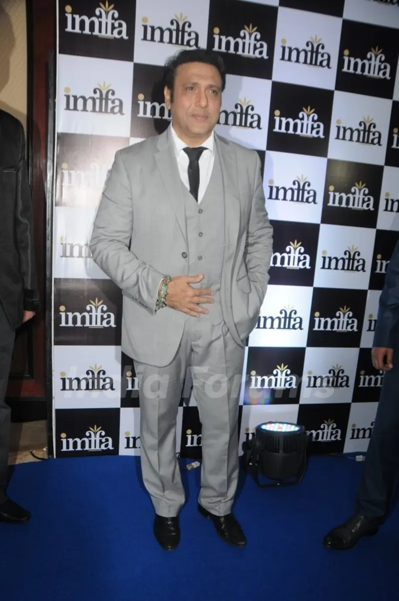 Govinda poses for the media  at IMFAA