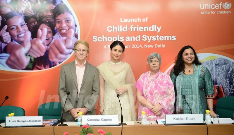Kareena Kapoor at the Launch of Child-friendly Schools and Systems by UNICEF