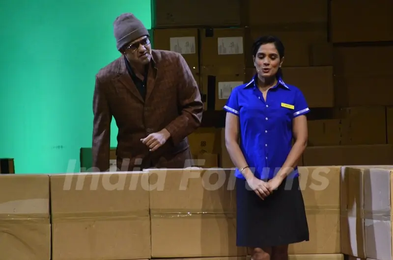 Richa Chadda & Cyrus Sahukar at their Play