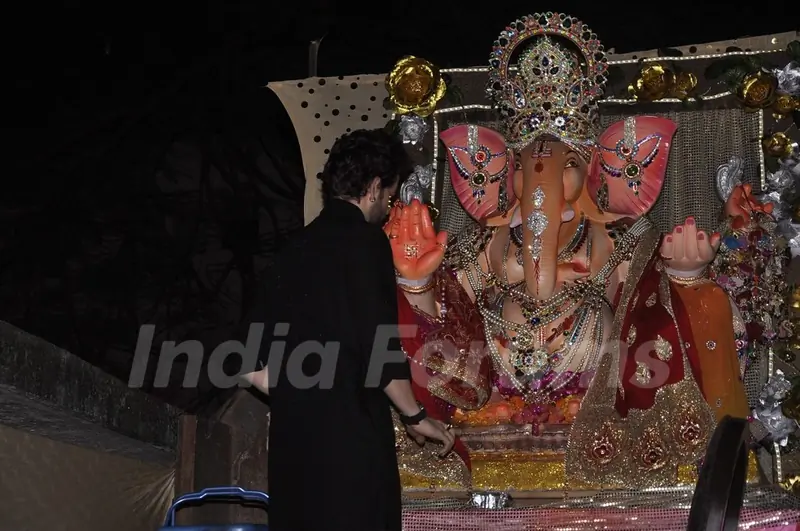 Neil Nitin Mukesh's Ganpati Visarjan