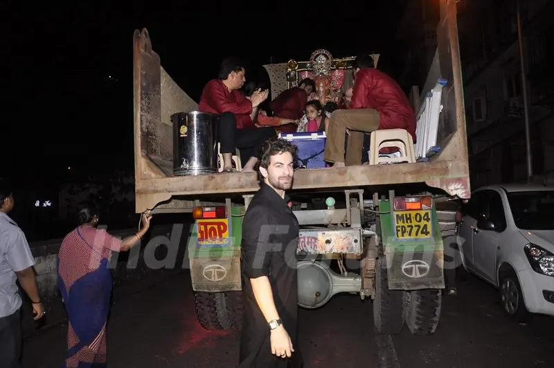 Neil Nitin Mukesh's Ganpati Visarjan