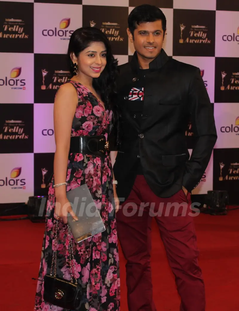 Neha Sargam and Neil Bhatt were seen at the Indian Telly Awards