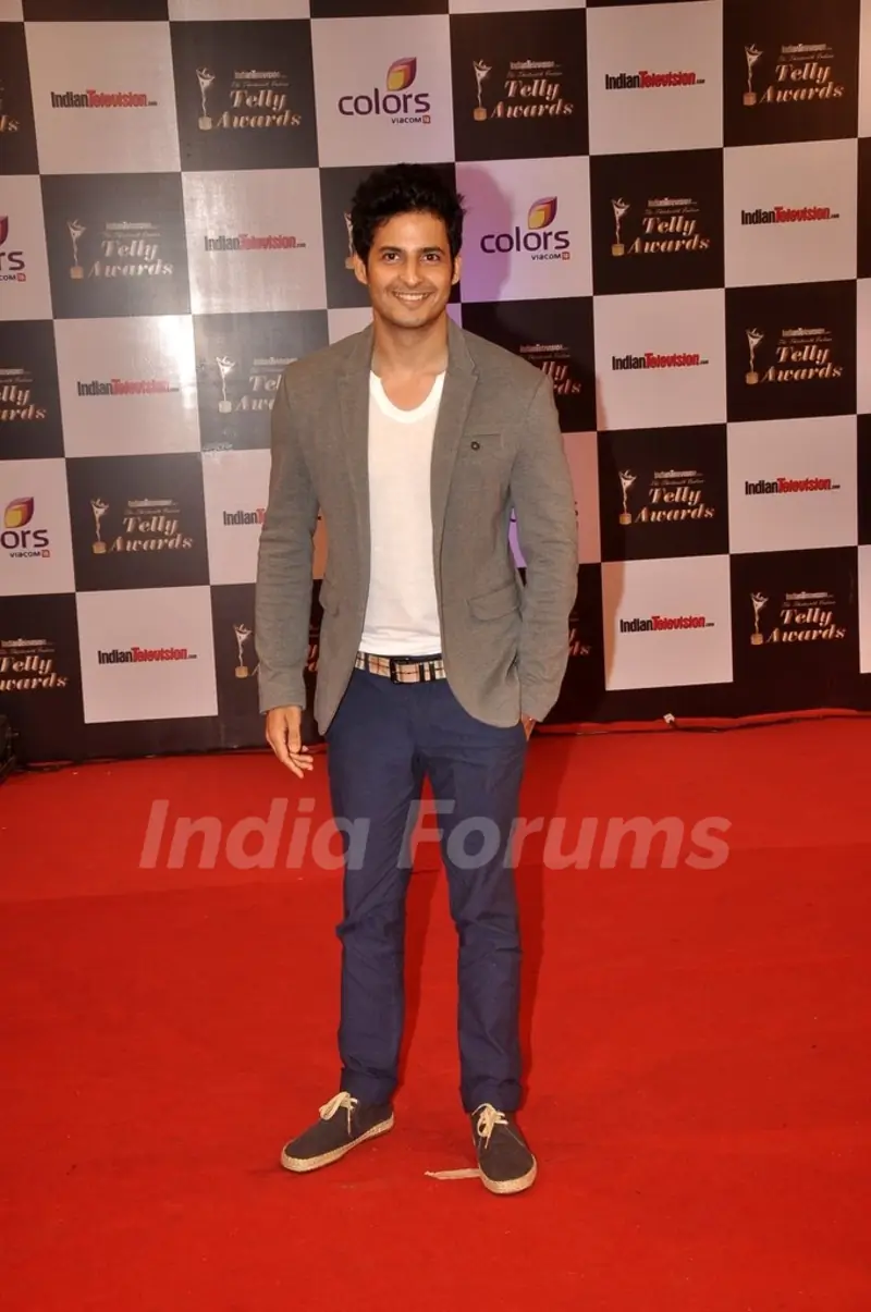 Mohit Malhotra was seen at the Indian Telly Awards