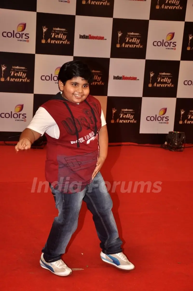 Akshat Singh at the Indian Telly Awards