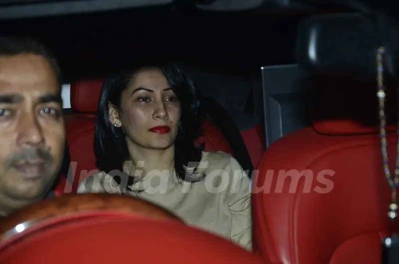 Manyata Dutt was at the Shilpa Shetty's Bash