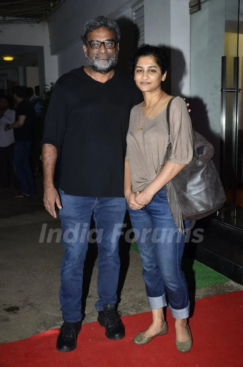 R. Balki & Gauri Shinde were seen at the Special Screening of Finding Fanny