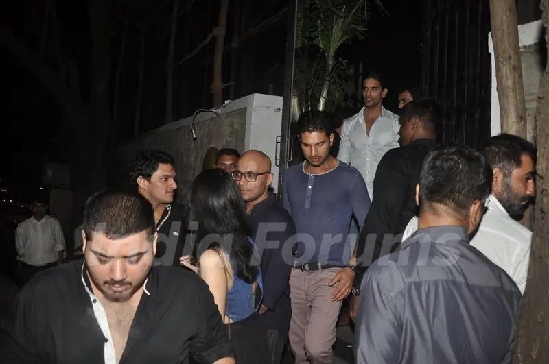 Yuvraj Singh was snapped at Nido