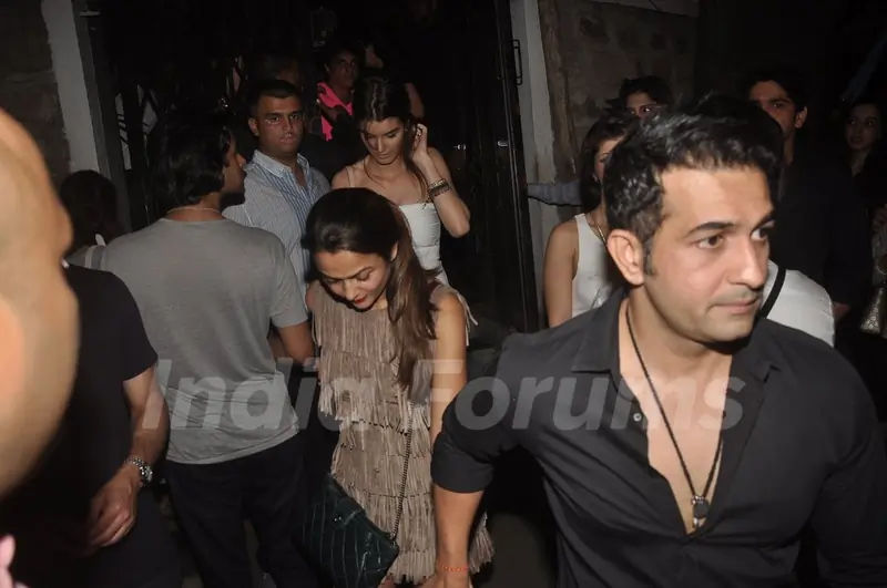 Amrita Arora was snapped coming out from Nido