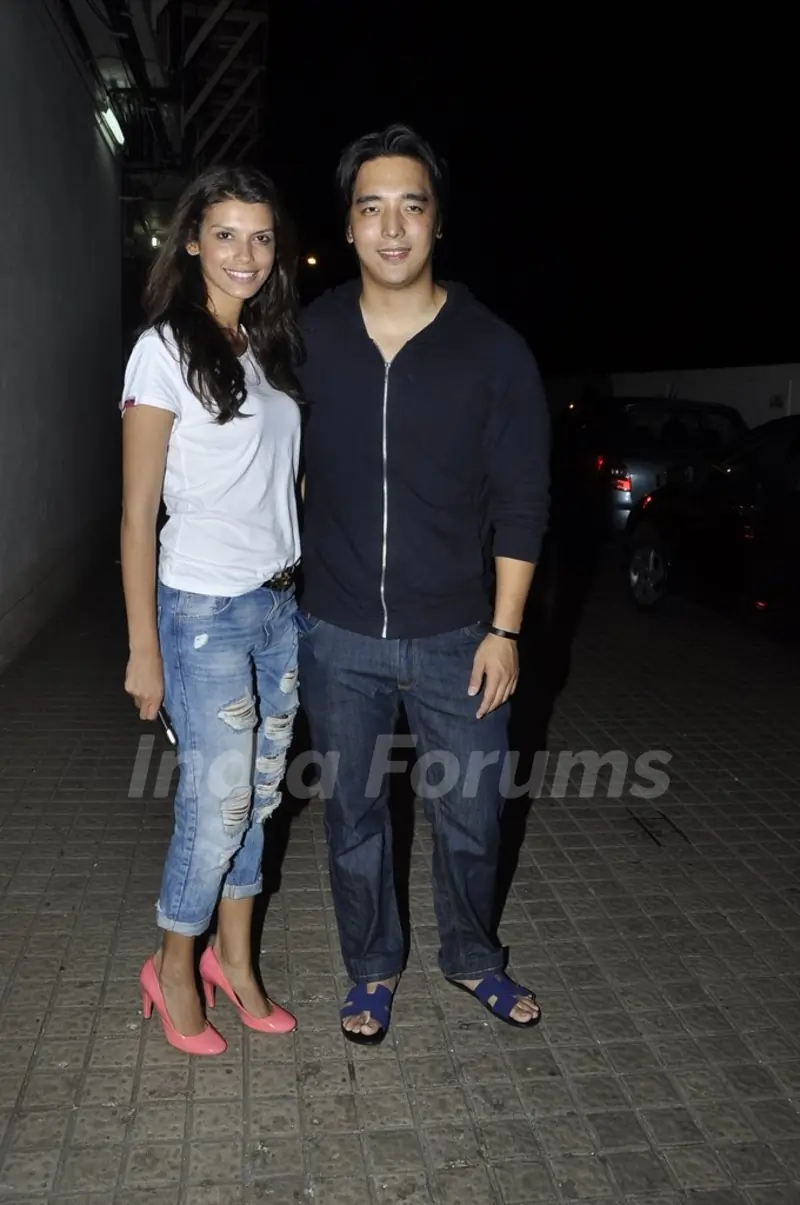 Rinzing Denzongpa was snapped with a friend at PVR