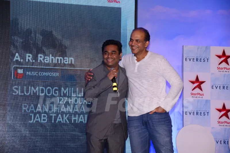Ashutosh Gowariker and A.R. Rahman at the Poster Launch of 'EVEREST'