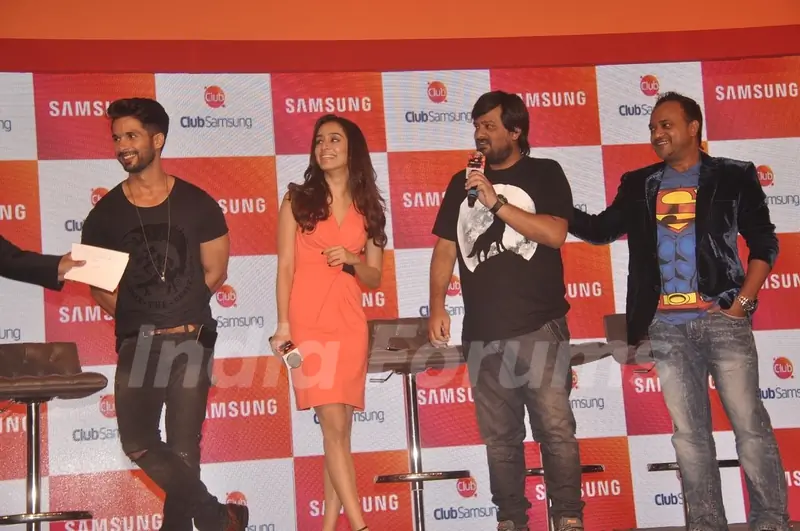 Promotion of Haider at the Samsung App Launch