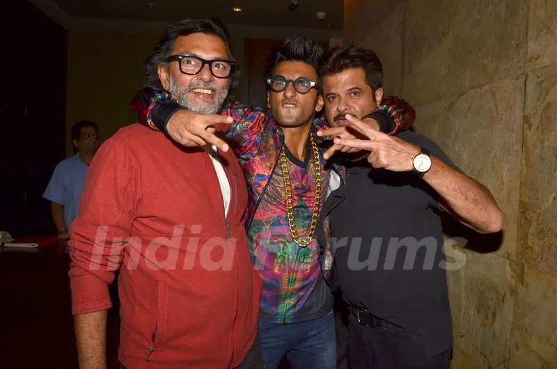 Rakesh Omprakash Mehra, Ranveer Singh and Anil Kapoor at the Special Screening of Khoobsurat