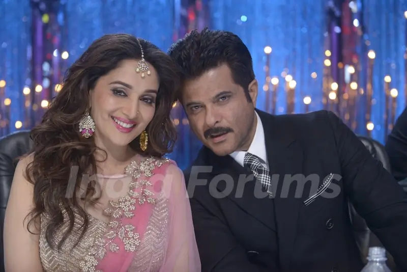 Anil Kapoor and Madhuri Dixit snapped at Jhalak Dikhhlaa Jaa Grand Finale