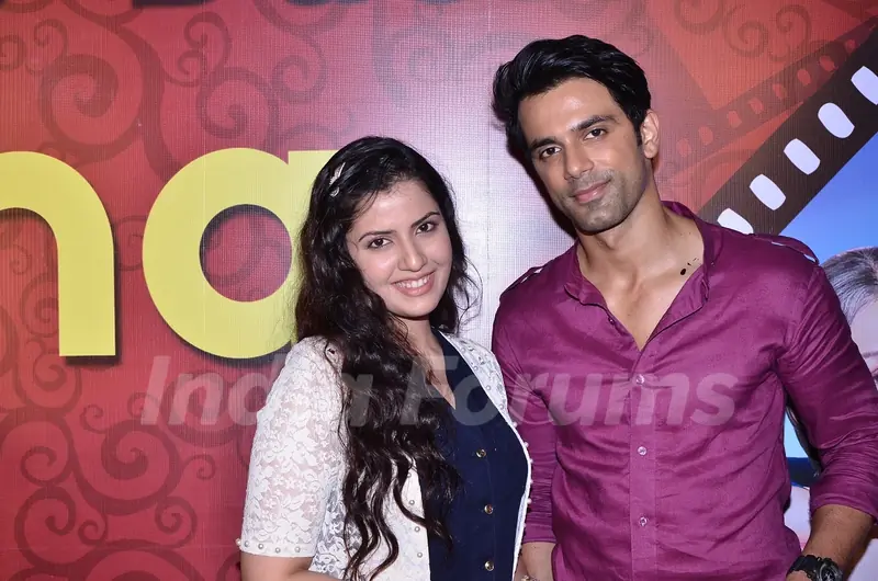Smriti Kalra and Anuj Sachdeva pose for the media at the Launch of Itti Si Khushi