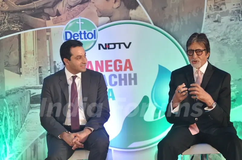 Amitabh Bachchan at Dettol Banega Swachh India Campaign Launch