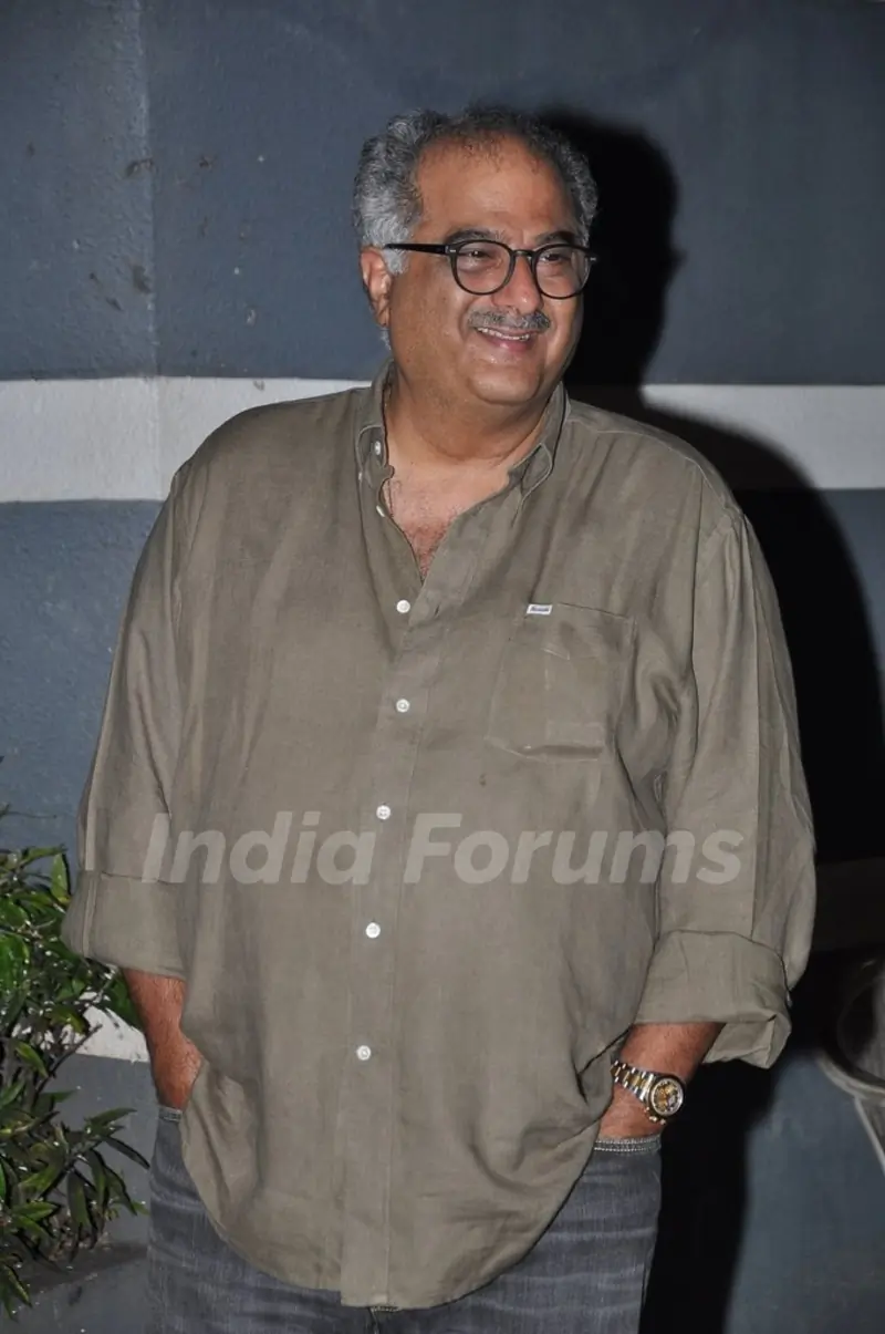 Boney Kapoor snapped at Sanjay Kapoor's bash