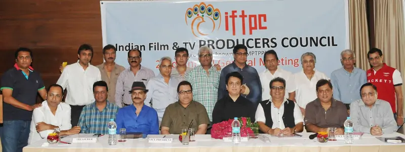 Prominent producers at The Indian Film and TV Producers Council Event