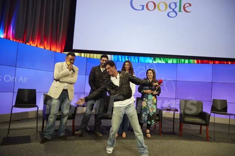 Shah Rukh Khan performs at the Google Headquarters