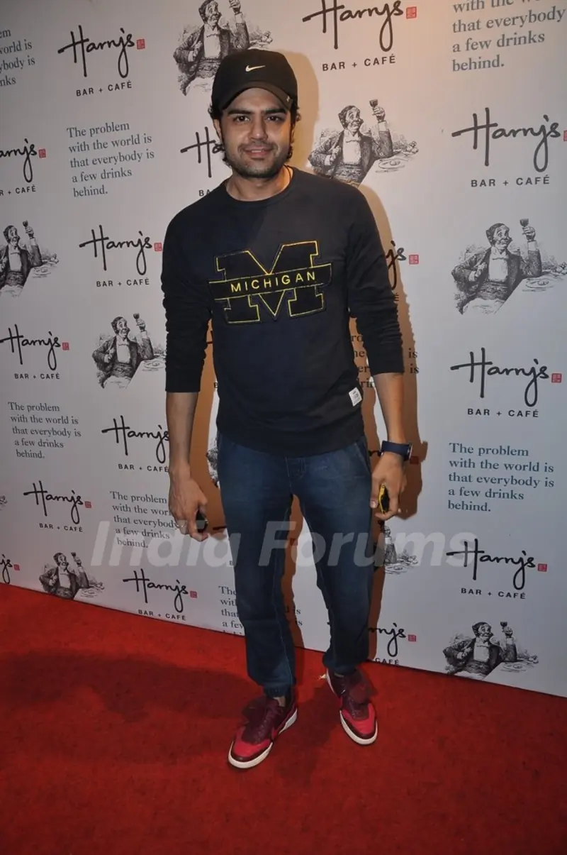 Manish Paul was at the Launch of Harry's Cafe