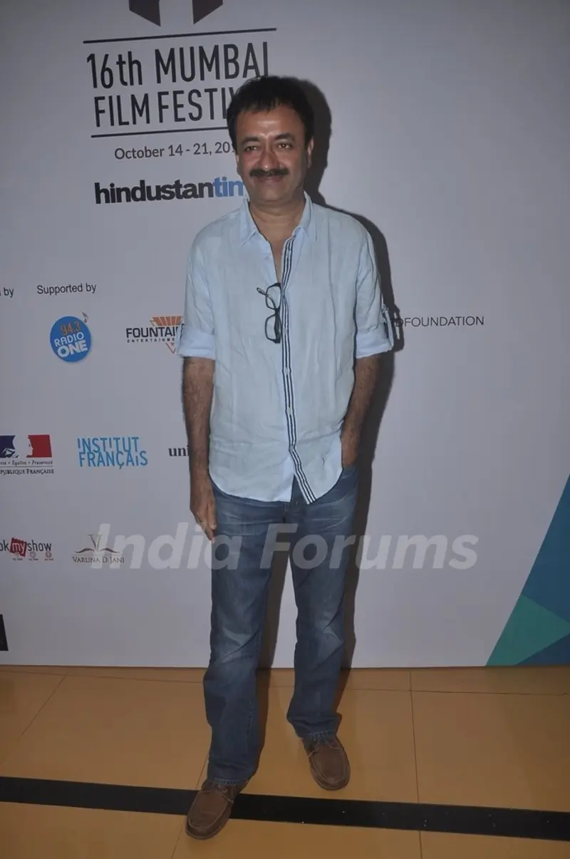 Rajkumar Hirani was seen at the 16th MAMI Film Festival Day 4