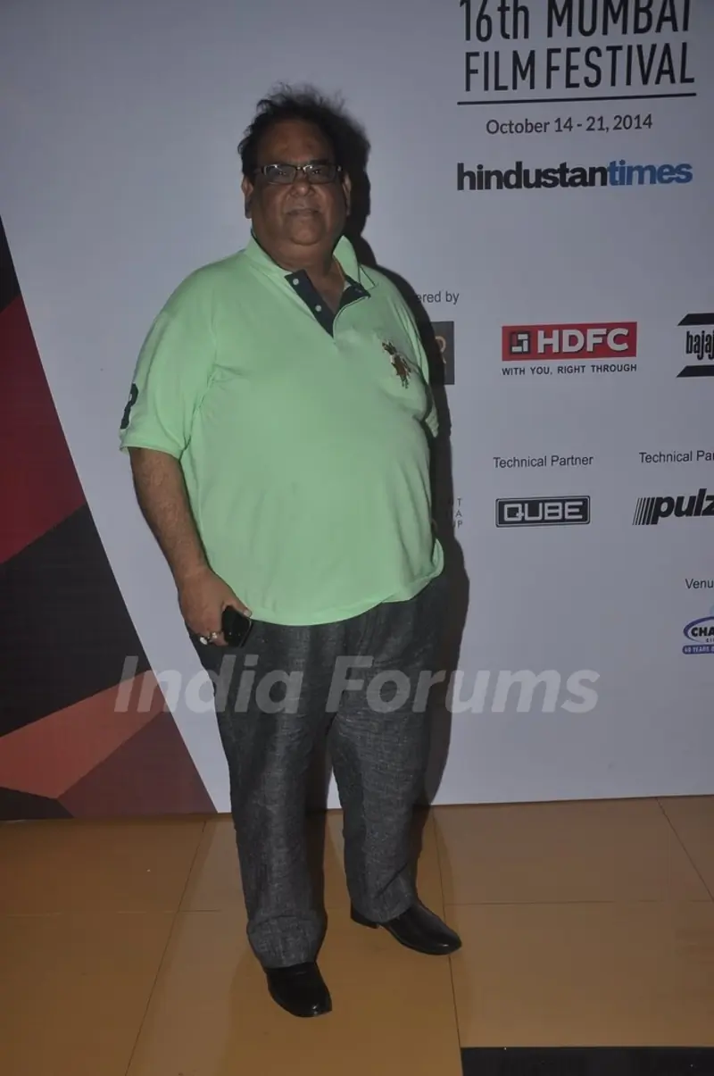 Satish Kaushik was at the 16th MAMI Film Festival Day 4