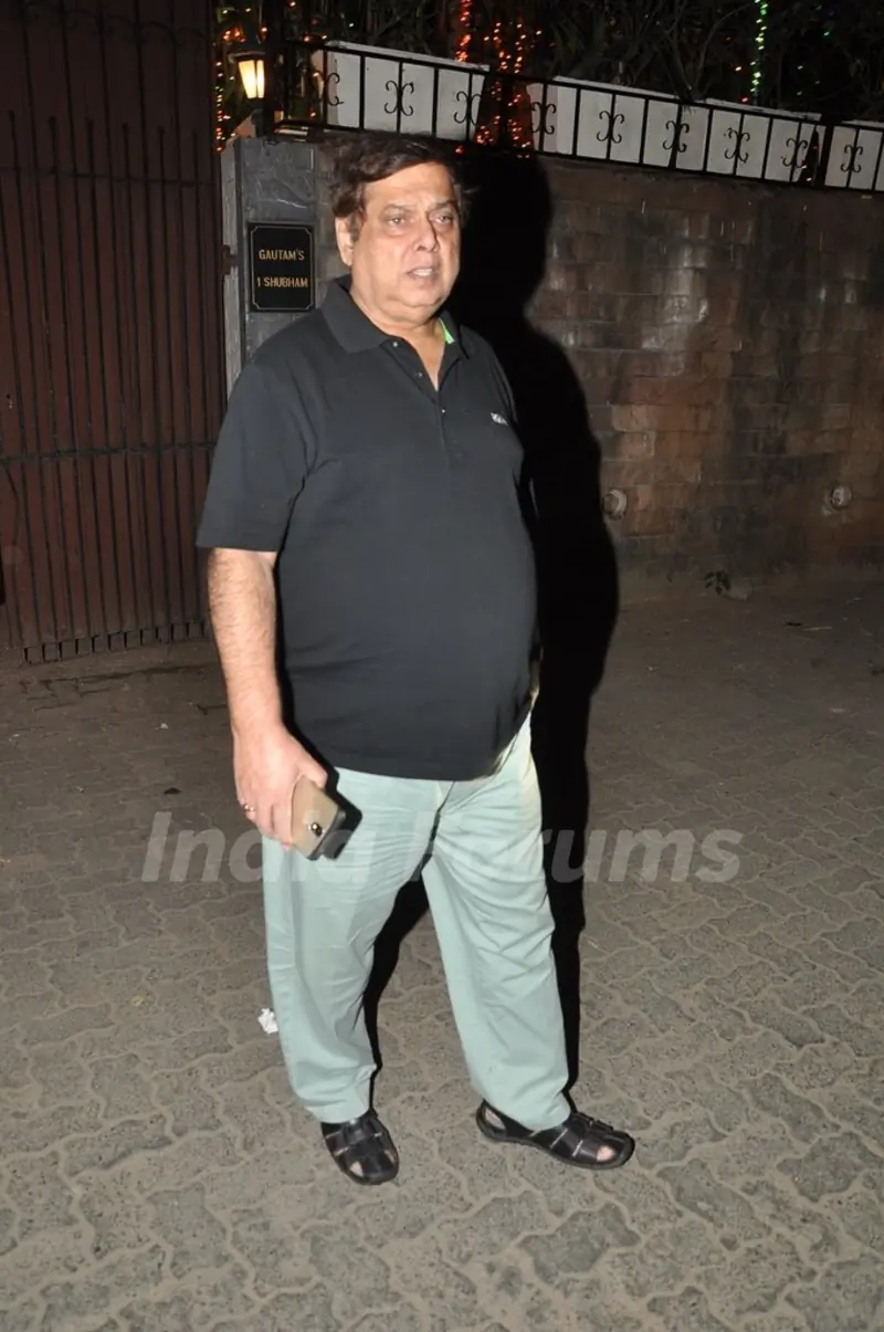 David Dhawan snapped at Private Diwali Bash