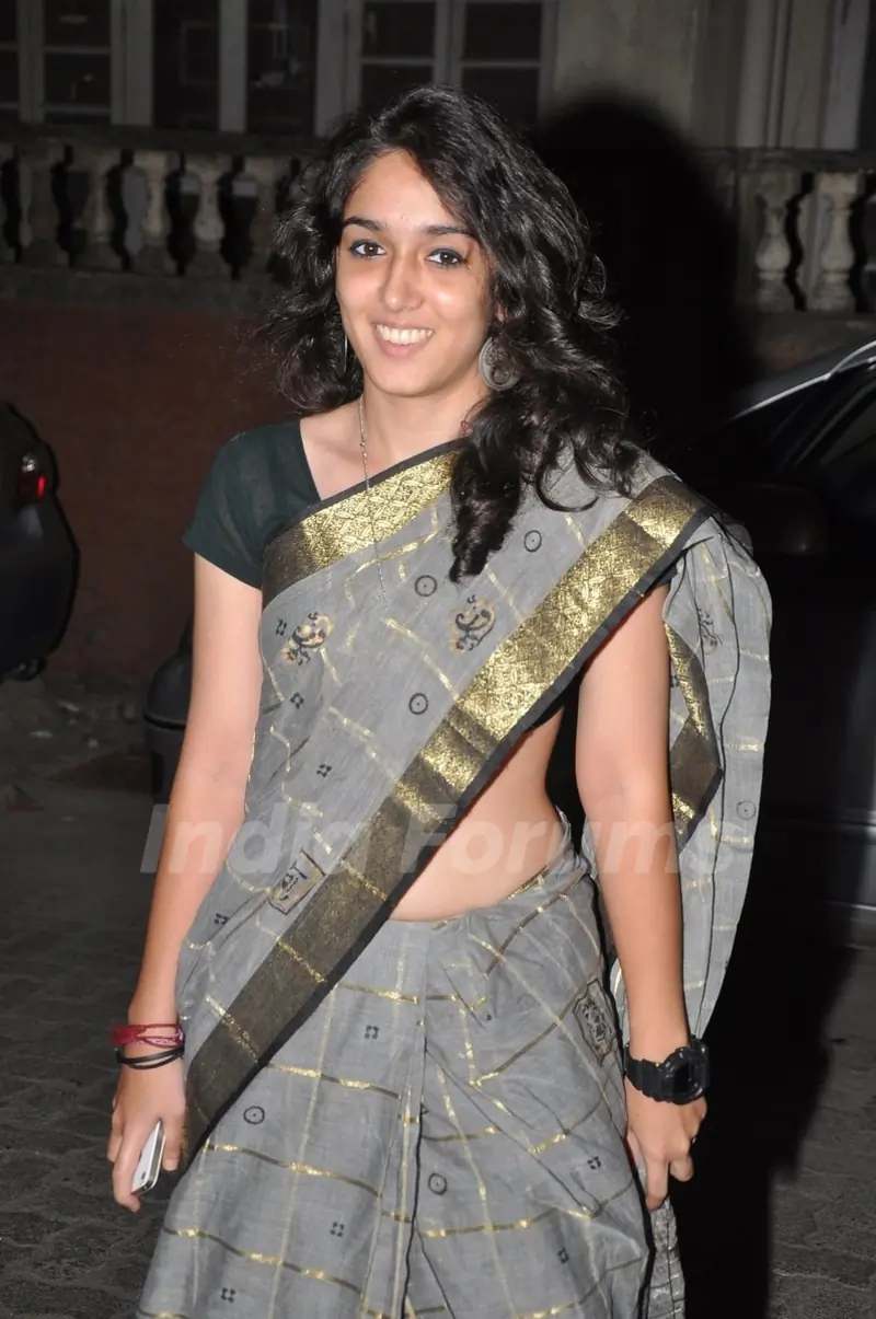 Ira Khan poses for the media at Aamir Khan's Diwali Bash