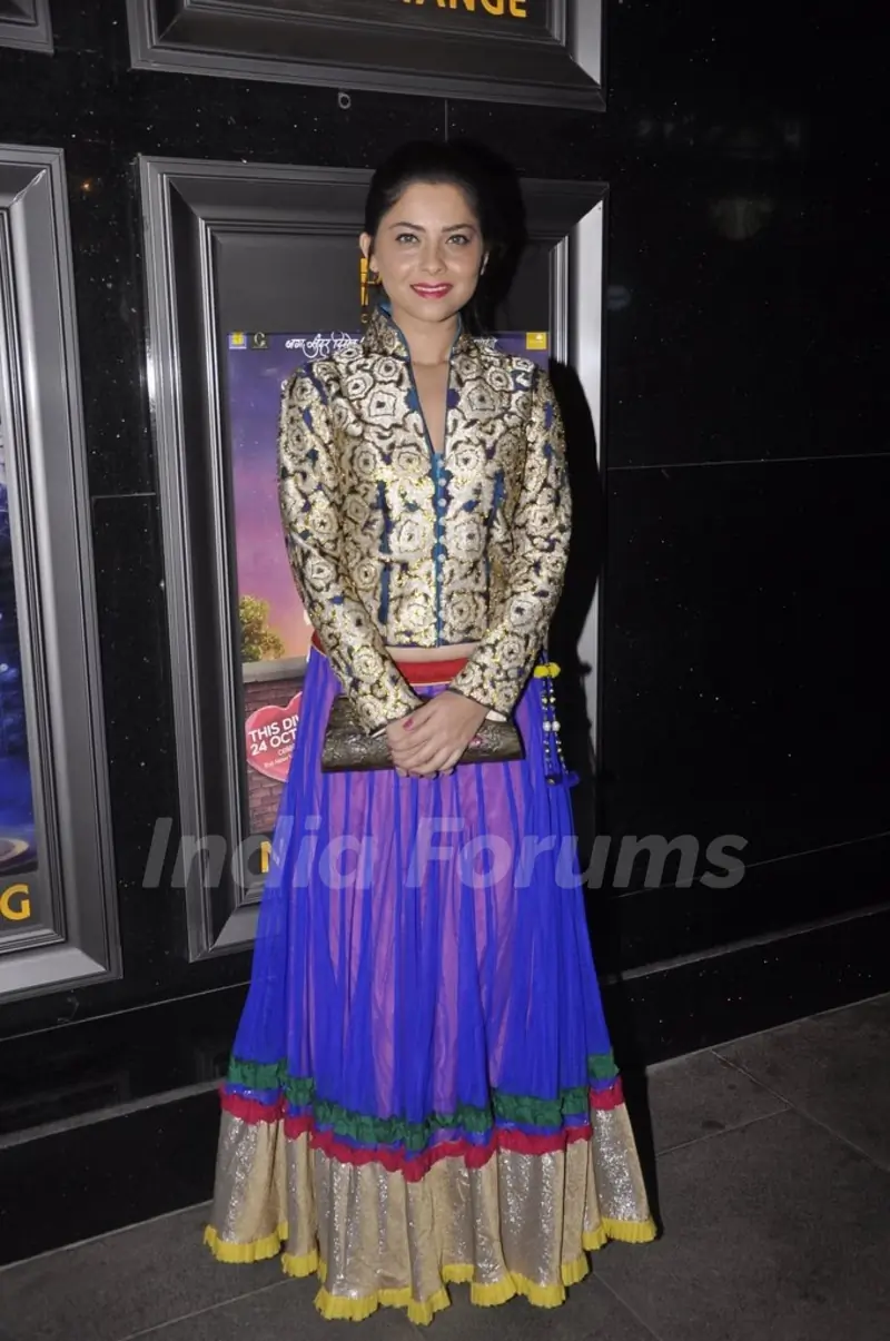 Sonalee Kulkarni was at the Special Screening of Pyar Vali Love Story