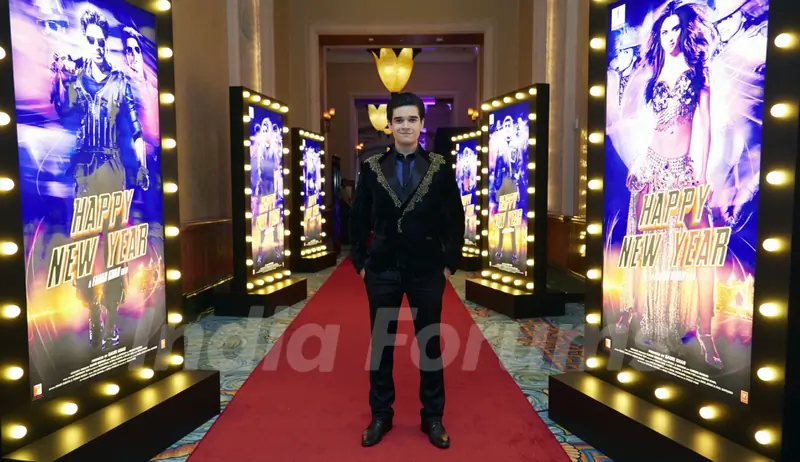 Vivaan Shah was at the World Premiere of Happy New Year in Dubai