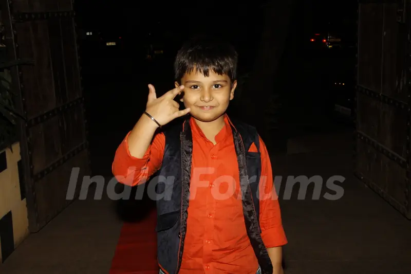 Divyam Dama poses for the media at Shashi Sumeet Production Bash