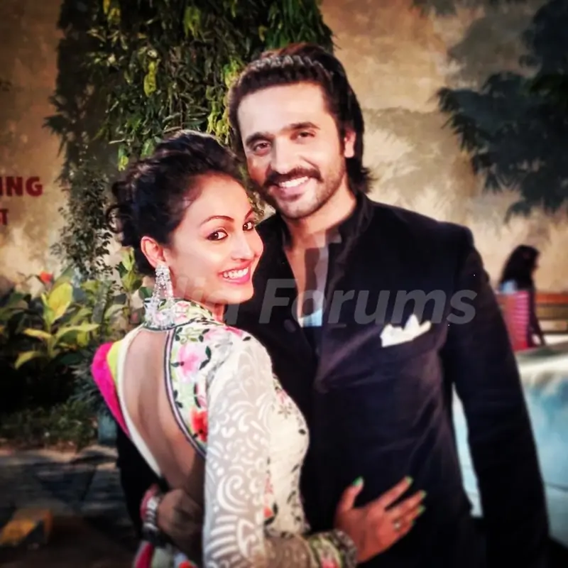 Ashish Sharma and Archana Taide at ITA Awards Red Carpet 2014