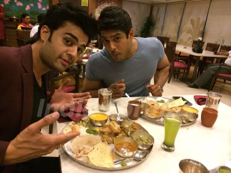 Siddharth Shukla with Manish Paul