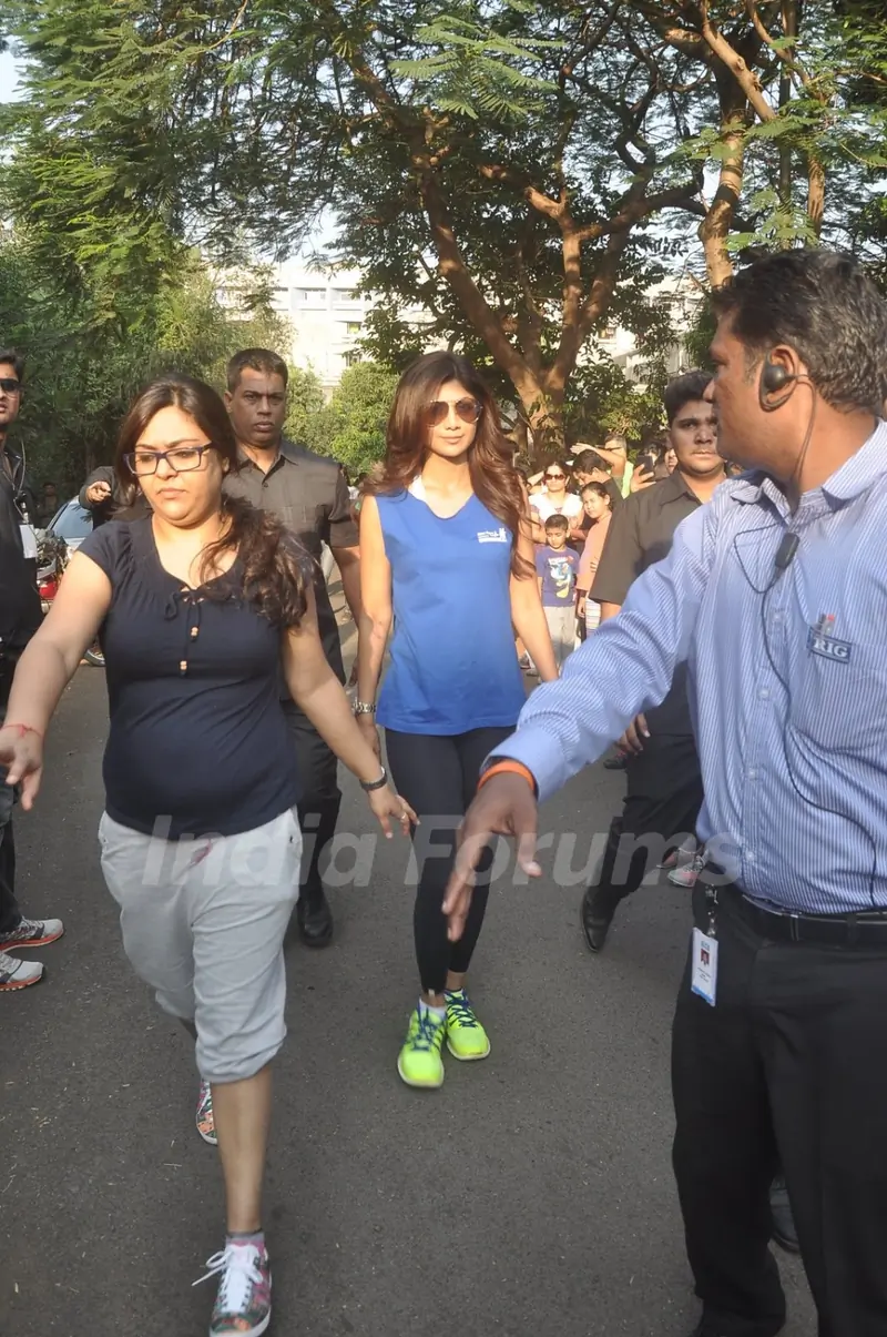Shilpa Shetty was at Max Bupa Walk For Health