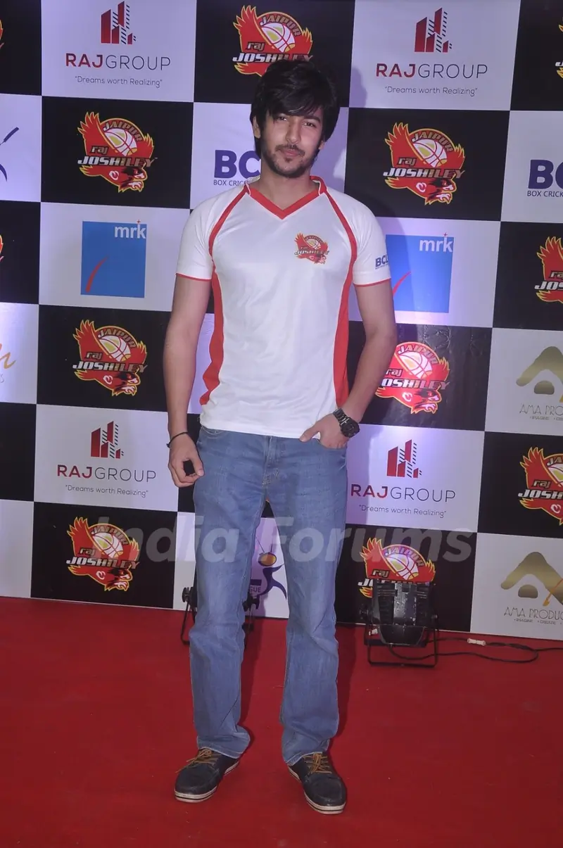 Shivin Narang poses for the media at the Jersey Launch of BCL Team Jaipur Raj Joshiley