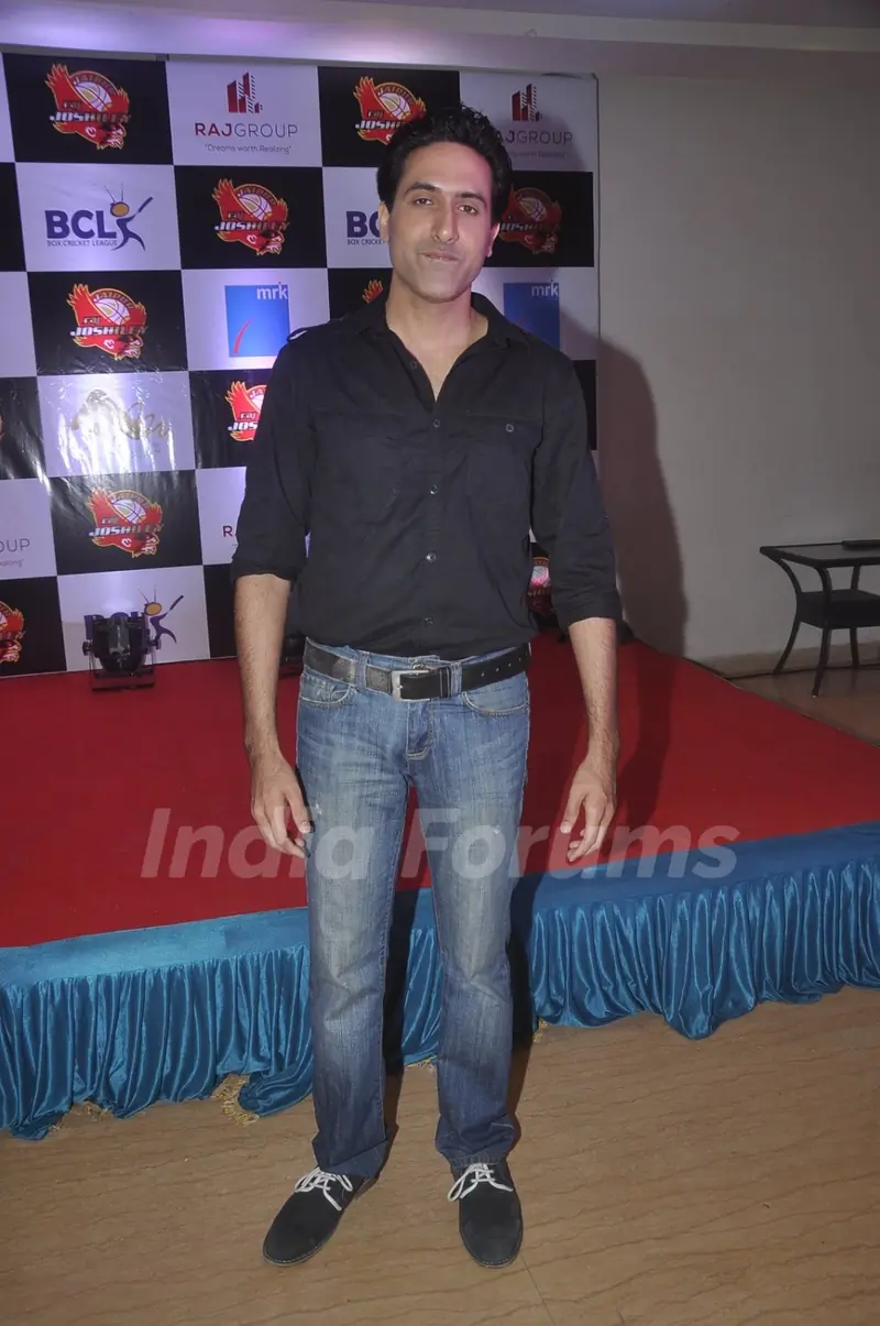 Sumeet Sachdev poses for the media at the Jersey Launch of BCL Team Jaipur Raj Joshiley