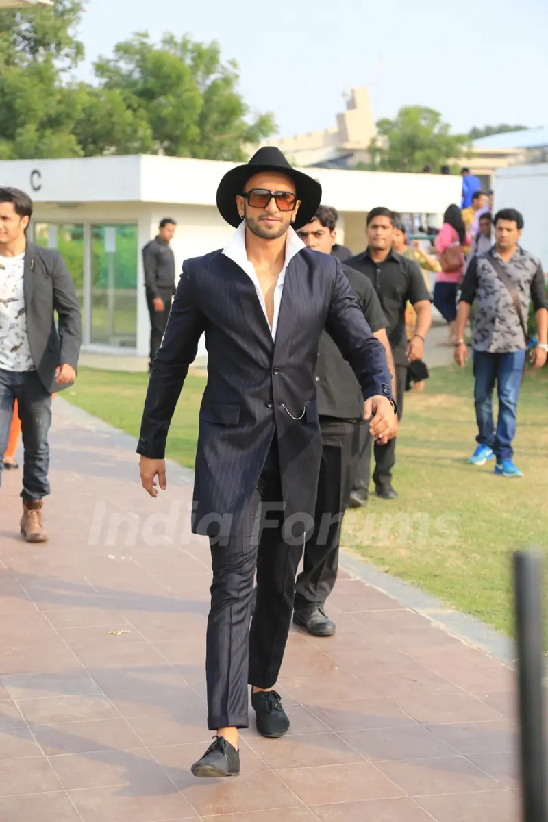 Ranveer Singh snapped at Jagatpura Shooting Range