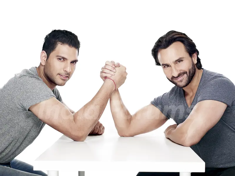 Yuvraj Singh and Saif Ali Khan