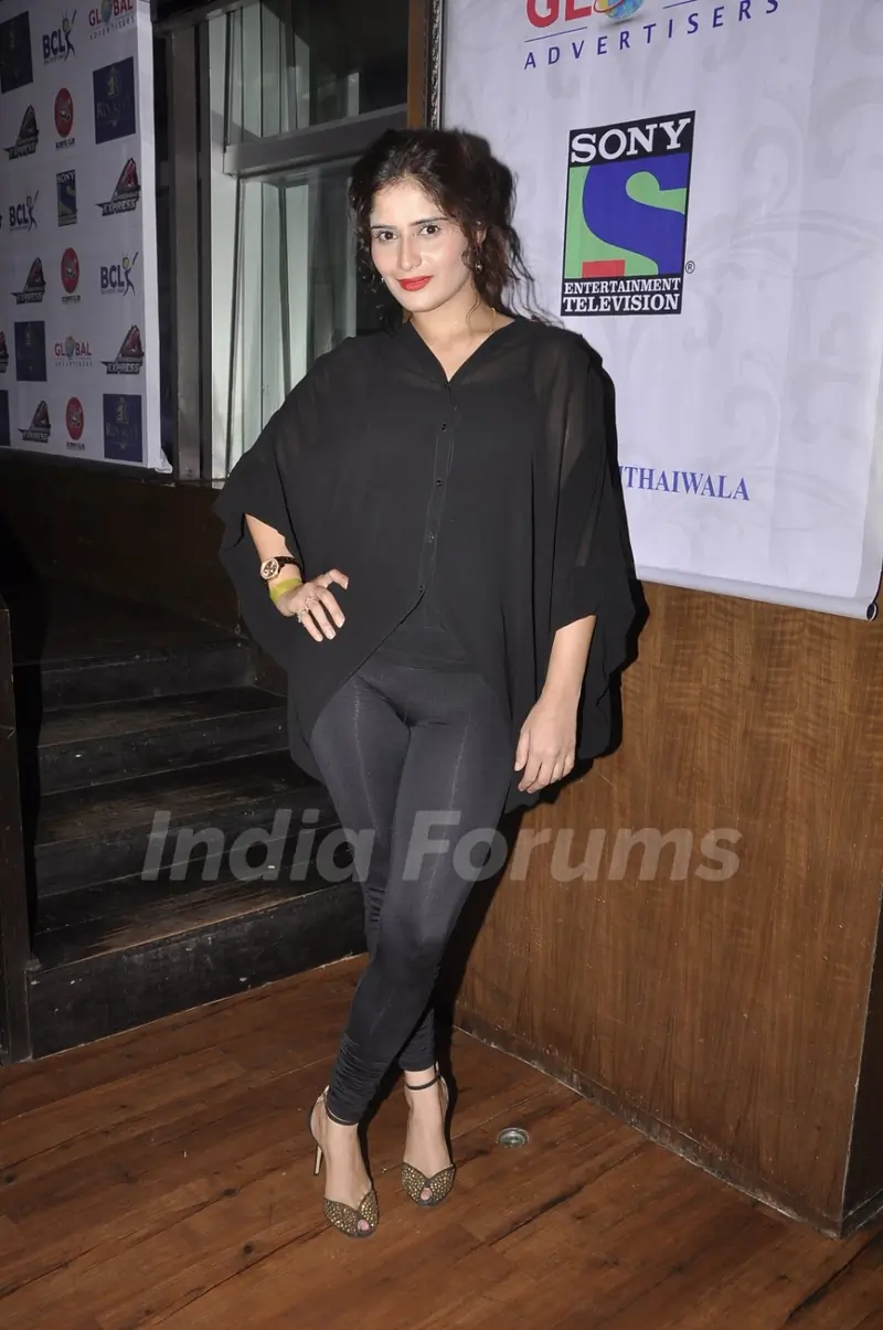Aarti Singh was at the Promotions of BCL Team Ahmedabad Express