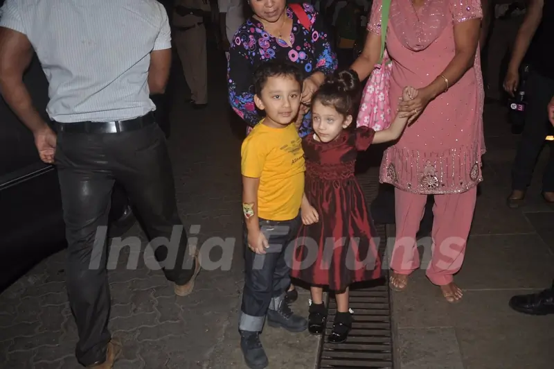 Sanjay Dutt's twins at Aradhya Bachchan's Birthday Bash