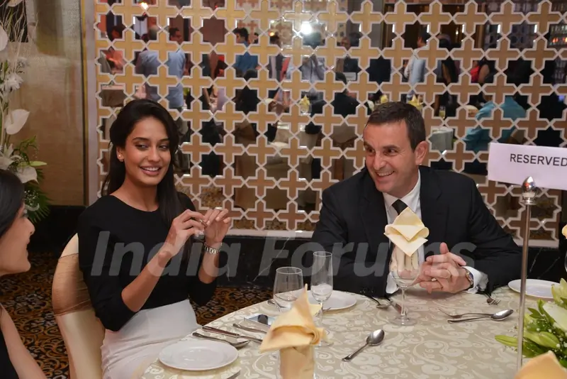 Lisa Haydon was snapped at the Launch of Carl F. Bucherer's Pathos Collection in India