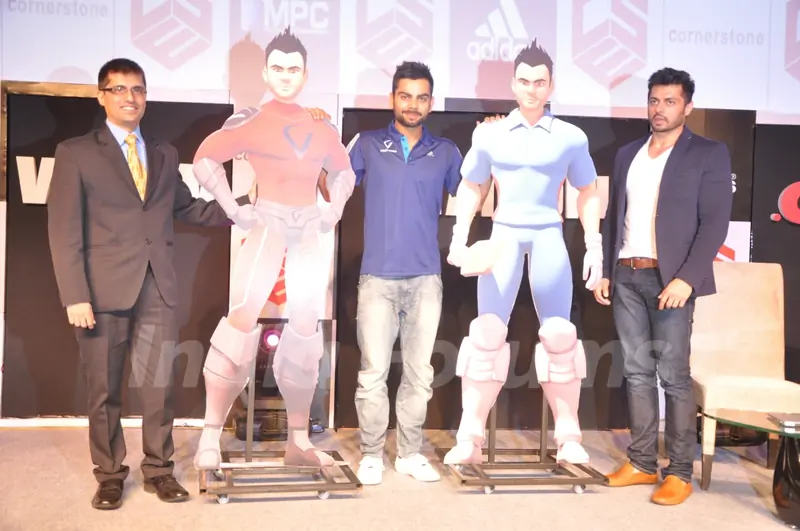 Virat Kohli with his 3D Animated Character