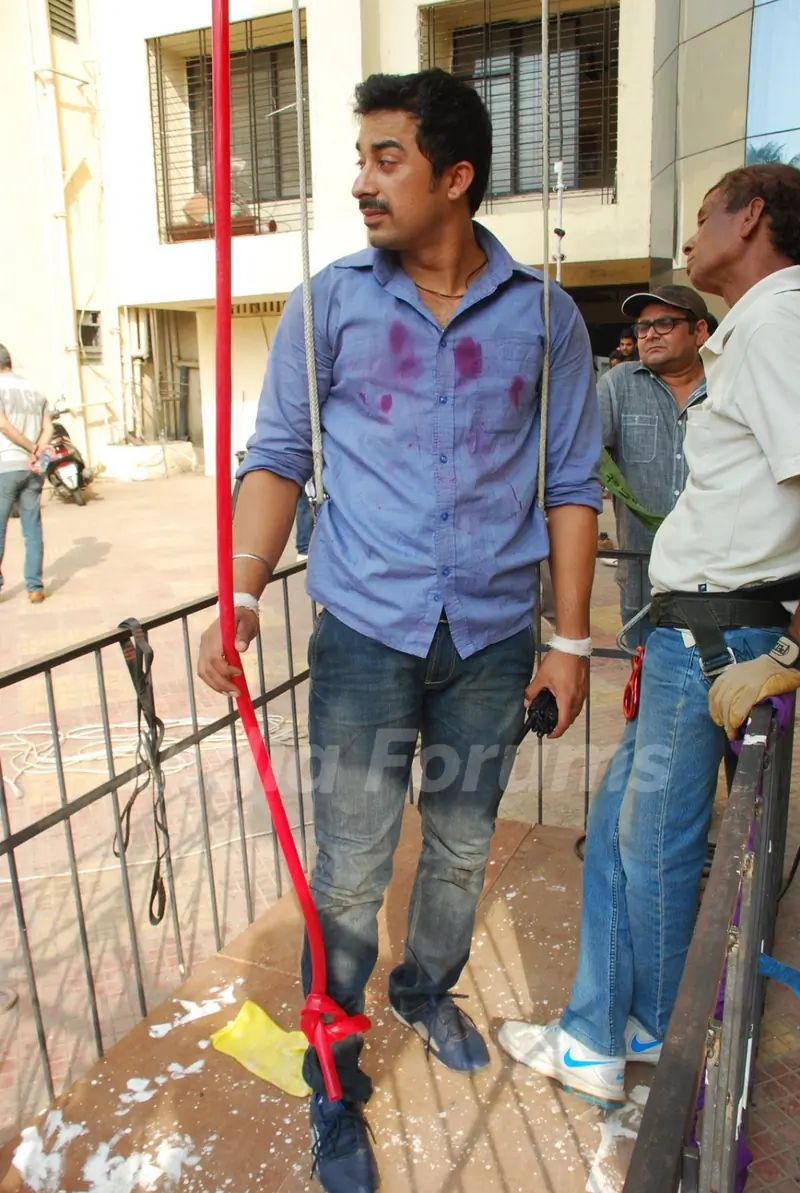 Rannvijay Singh shoots the First Action Sequence of Life OK's Pukaar