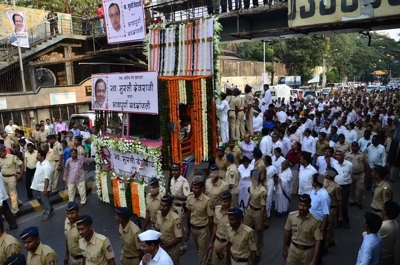 Murali Deora's Funeral