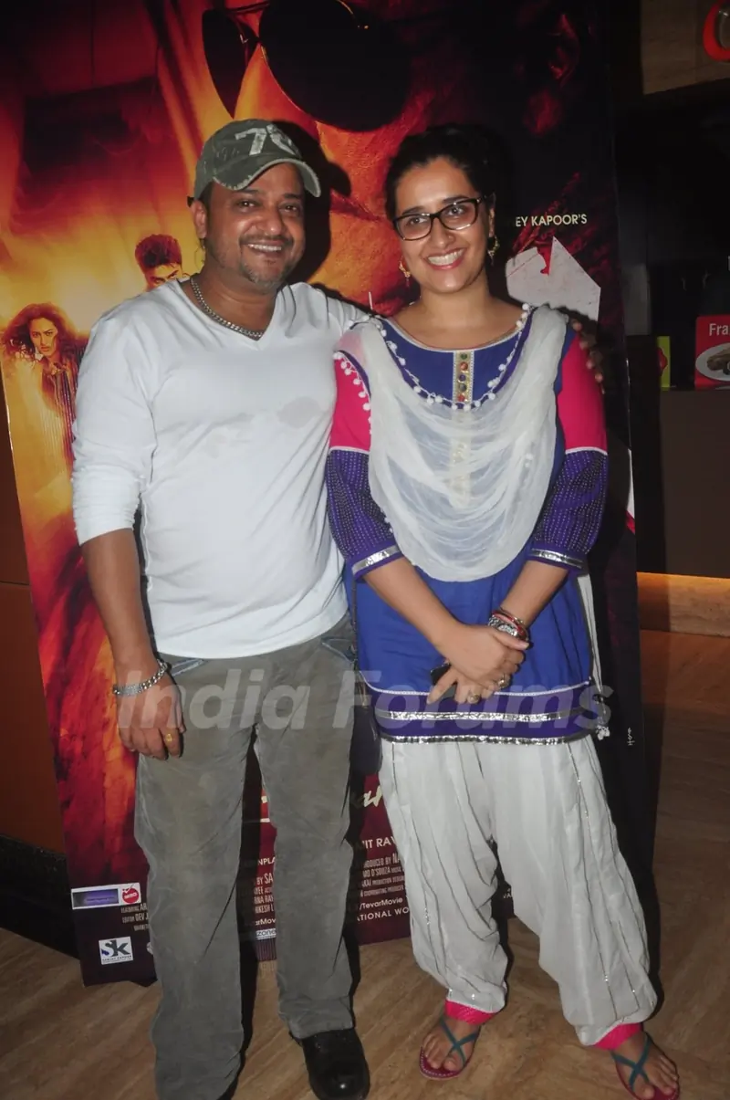 Sajid Ali poses with a friend at the Song Launch of Tevar