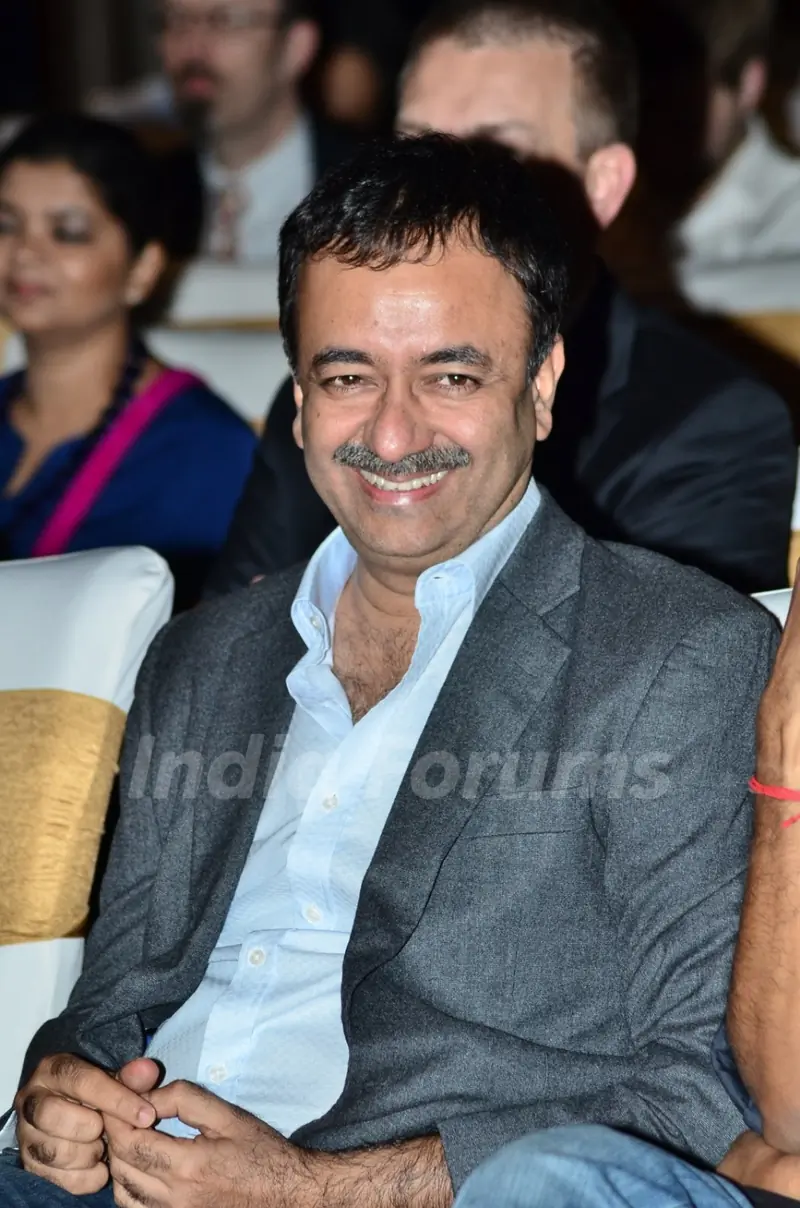 Rajkumar Hirani smiles for the camera at Flanders Event